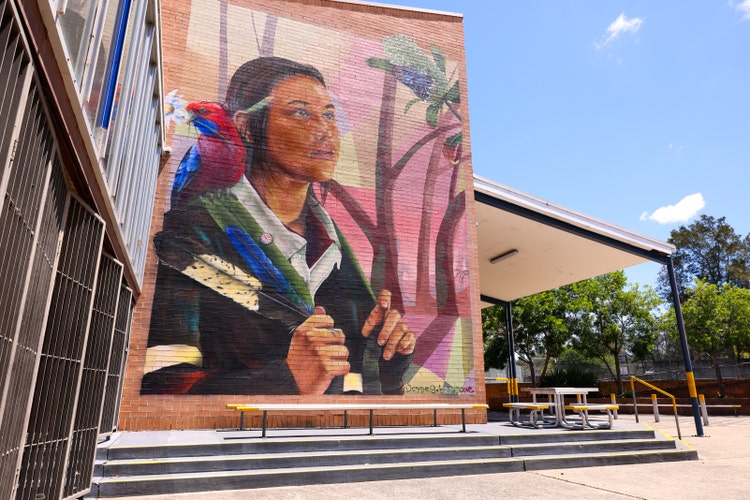 Mural by Janne Birkner Class of 2010