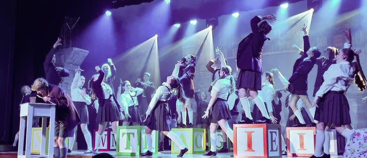 A group of people on a stage